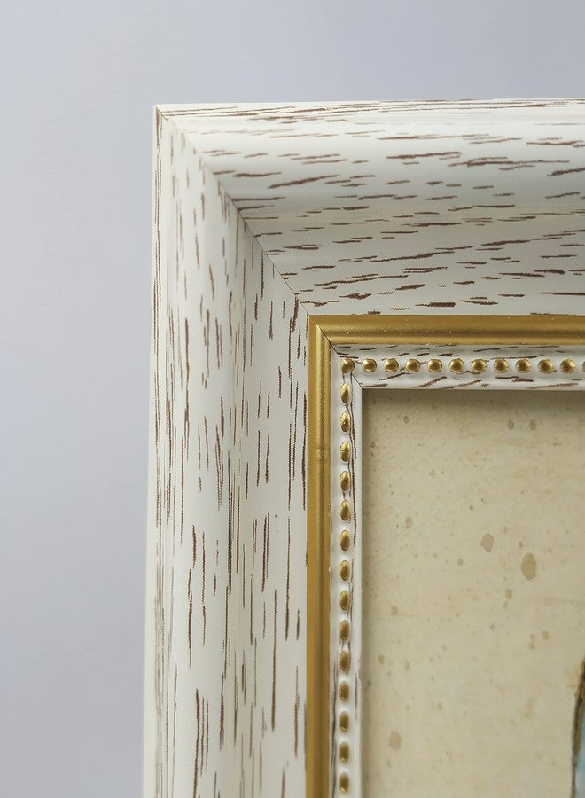 FRAMEWOLD Picture Frame 8x12 White(Cream Color) .Front opening 7.8x11.8. Imitation Wood Grain.Table Top Display and Wall Mounting.Plastic (Plastic) Panel.Carton Packaging. - Image 3